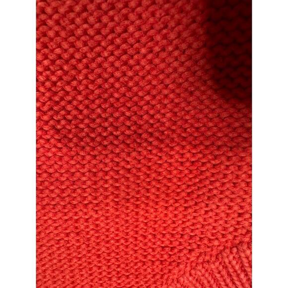 Derek Lam 10 Crosby Red Fringe Detail Sweater Vest Size Large - Picture 6 of 6